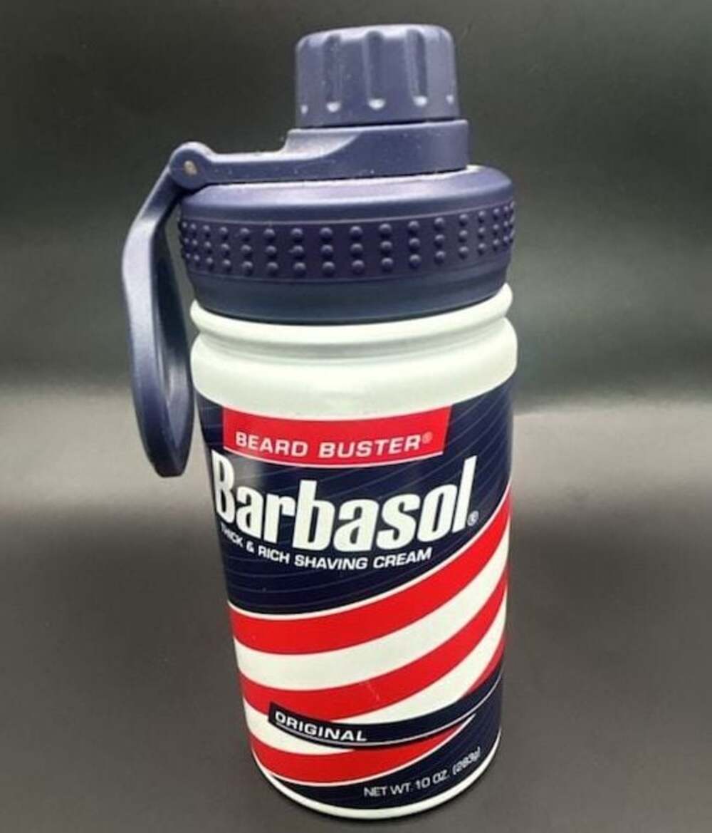Jurassic Park Barbasol Cryocan 380ml Insulated Stainless Steel Water Bottle